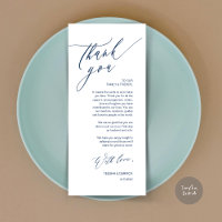 Tarjeta de agradecimiento a Romantic Boda Place