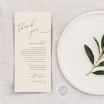Tarjeta de agradecimiento a Romantic Boda Place<br><div class="desc">Le presentamos el toque final perfecto a su recepción de bodas - nuestras elegantes tarjetas de ajuste de Bodas de agradecimiento, con el título de la tarjeta "Celebremos"! Diseñadas para expresar su más sincero aprecio por la presencia de cada cliente en su día especial, estas tarjetas son la manera ideal...</div>
