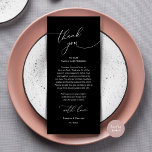Tarjeta de agradecimiento a Romantic Boda Place<br><div class="desc">Le presentamos el toque final perfecto a su recepción de bodas - nuestras elegantes tarjetas de ajuste de Bodas de agradecimiento, con el título de tarjeta "Gracias"! Diseñadas para expresar su más sincero aprecio por la presencia de cada cliente en su día especial, estas tarjetas son la manera ideal de...</div>