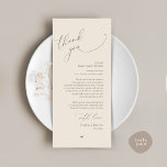 Tarjeta de agradecimiento a Romantic Boda Place<br><div class="desc">Le presentamos el toque final perfecto a su recepción de bodas - nuestro Boda elegante y romántico de color crema gris oscuro Gracias por colocar las tarjetas, con el título de tarjeta "Gracias"! Diseñadas para expresar su más sincero aprecio por la presencia de cada cliente en su día especial, estas...</div>