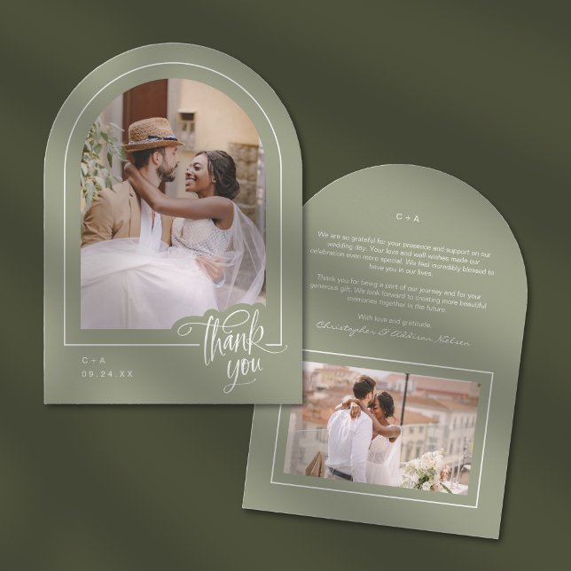 Tarjeta de agradecimiento a Sage Photo Boda (Subido por el creador)