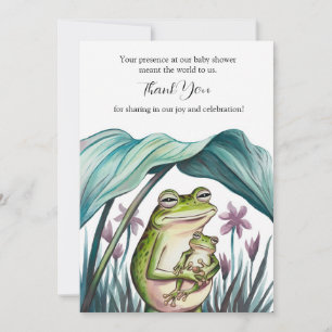 Tarjeta De Agradecimiento A salvo en los brazos de mamá