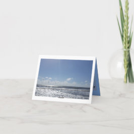 Tarjeta de agradecimiento a Seashore