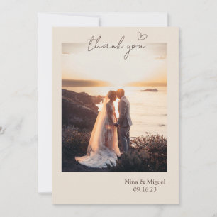 Tarjeta de agradecimiento a Sketch Heartfelt