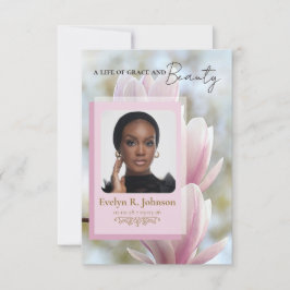 Tarjeta De Agradecimiento A Special Thanks – Magnolia Funeral