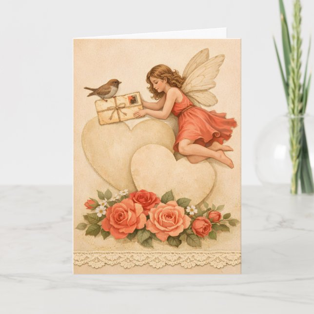 Tarjeta De Agradecimiento A special Valentine just for You - Greeting Card (Anverso)