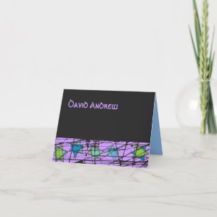 Tarjeta de agradecimiento a Stars Bar Bat Mitzvah