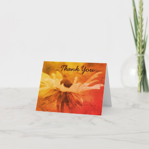 Tarjeta de agradecimiento a Susan Flower Art con o