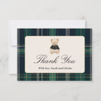 Tarjeta de agradecimiento a Teddy Bear Baby Shower