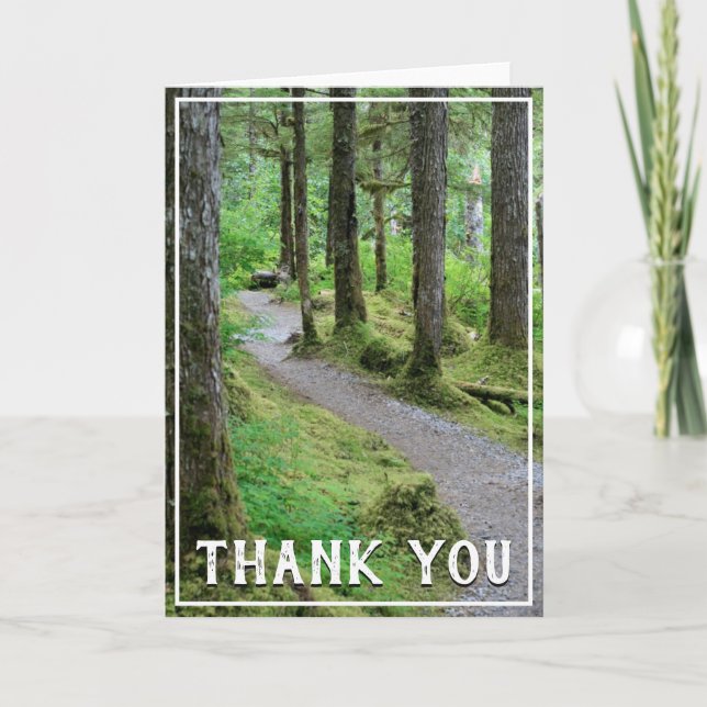 Tarjeta de agradecimiento a Trail Forestal (Anverso)