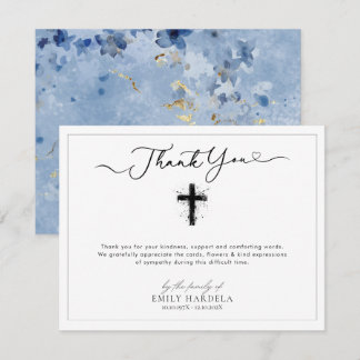 Tarjeta de agradecimiento a través de Funeral Flor
