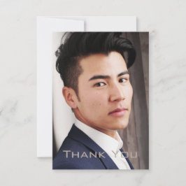 Tarjeta de agradecimiento a través de la pantalla