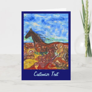 Tarjeta De Agradecimiento A través de la pradera