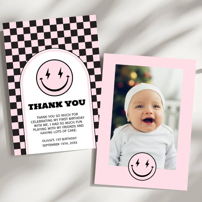 Tarjeta de agradecimiento a un bebé feliz cumpleañ (Subido por el creador)