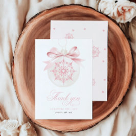 Tarjeta de agradecimiento a un pequeño Chica de Sn