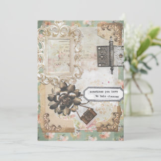 Tarjeta De Agradecimiento A veces tienes que tomar las oportunidades inspira