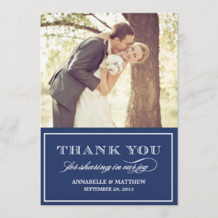 Tarjeta de agradecimiento a Vintage Chalkboard