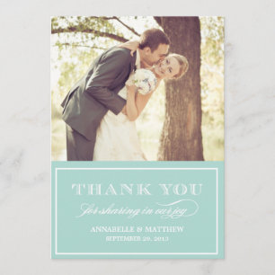 Tarjeta de agradecimiento a Vintage Chalkboard