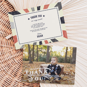 Tarjeta de agradecimiento a Vintage Circus Photo