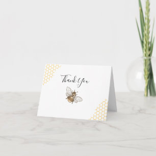 Tarjeta De Agradecimiento Abeja melífera gracias