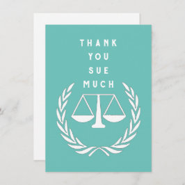 Tarjeta De Agradecimiento Abogado creativo