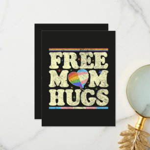Tarjeta De Agradecimiento Abrazos Gratis de Mamá Orgullo Lgbt