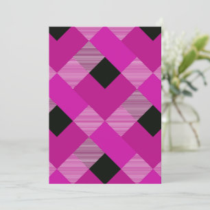 Tarjeta De Agradecimiento Abstracción geométrica cuadrada 13