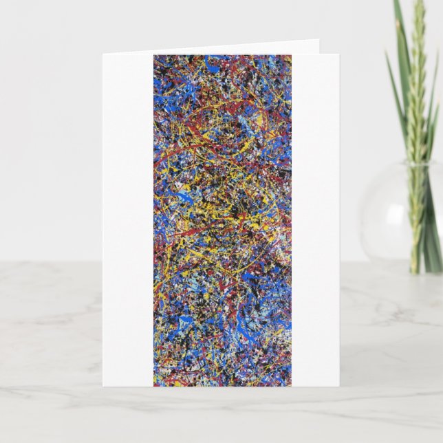 Tarjeta De Agradecimiento Abstract Blank Card (Anverso)