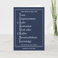 Acróstico Motivador de Trabajo en Equipo