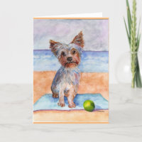 Acuarela de Yorkie dulce, Bentley [Austin Meyer]