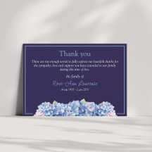 Acuarela floral hortensia azul funeral