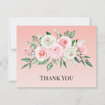Acuarela floral rosa
