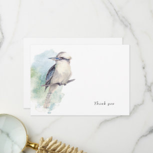 Tarjeta de agradecimiento Acuarela Pájaro Recuerdo