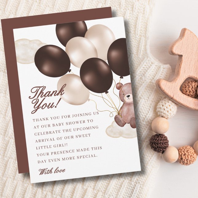 Tarjeta De Agradecimiento Acuarela podemos esperar a que llegue el niño de l (Subido por el creador)