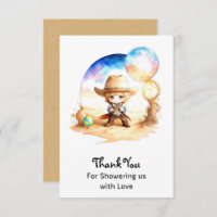 Acuarela: Saddle Up Cowboy Baby Shower