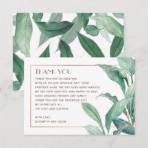 Acuarela vegetación tropical. Boda elegante