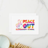 Adiós Escuela Primaria Tie Dye Último Día 