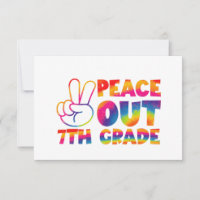 Adiós séptimo grado Tie Dye último día 7º grado