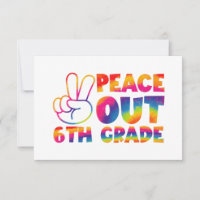 Adiós Sexto Grado Tie Dye Último Día 6to Grado