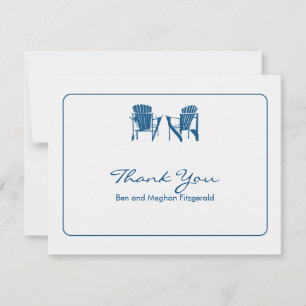 Tarjeta De Agradecimiento Adirondack Chairs Gracias