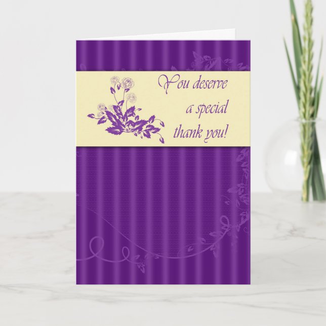 Tarjeta De Agradecimiento Admin favorable - gracias (Anverso)