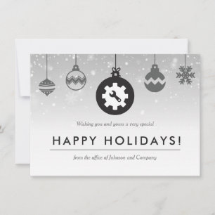 Tarjeta De Agradecimiento Administrador de Red Felices Fiestas