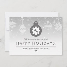 Tarjeta De Agradecimiento Administrador de Red | Felices Fiestas | Minimalis