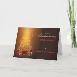 Tarjeta De Agradecimiento Administrador: Gracias Navidades, personalizar bus