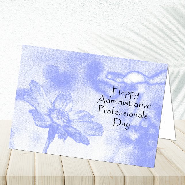 Tarjeta De Agradecimiento Administrative Professional Day Card -- Flowers (Subido por el creador)
