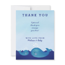 Adorable Baby Shower Nautical Whale