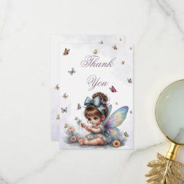 Tarjeta De Agradecimiento Adorable hada pequeña