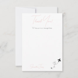 Tarjeta De Agradecimiento Adventure Begins College Graduation Party