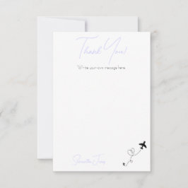 Tarjeta De Agradecimiento Adventure Begins College Graduation Party