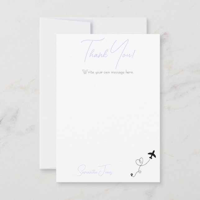 Tarjeta De Agradecimiento Adventure Begins College Graduation Party (Anverso)